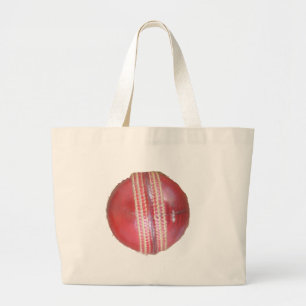 Bolso De Tela Gigante Diseño de bolas de críquet divertidas