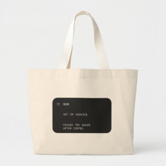 Bolso De Tela Gigante Diseño de café divertido para mamá fuera de servic