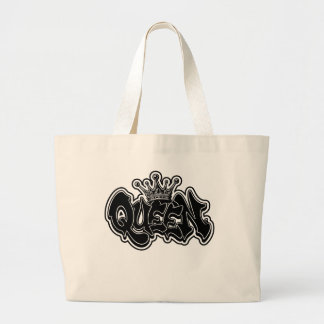 Bolso De Tela Gigante Diseño de grafiti de reina