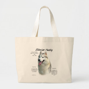 Bolso De Tela Gigante Diseño de historia Husky Siberiano