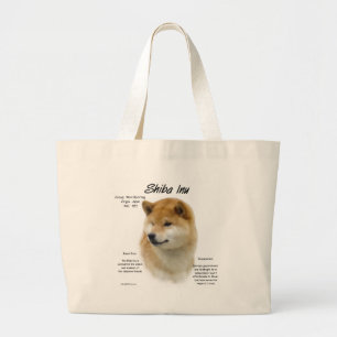 Bolso De Tela Gigante Diseño de la historia de Shiba Inu
