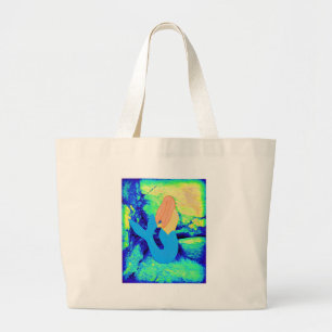 Bolso De Tela Gigante diseño de la sirena