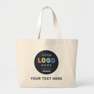 Bolso De Tela Gigante Diseño de logo personalizado