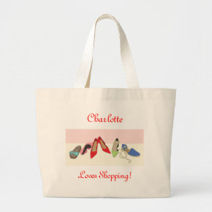 Bolso De Tela Gigante Diseño de los zapatos del fiesta - personalizado