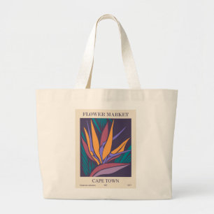 Bolso De Tela Gigante Diseño de mercado de flores de bonito