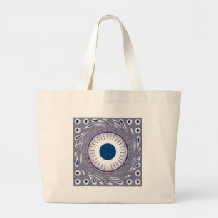 Bolso De Tela Gigante Diseño de ojos energéticos de moda: un patrón de m