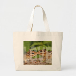 Bolso De Tela Gigante Diseño del amor de los Chipmunks del bebé