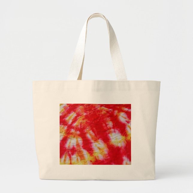 Bolso De Tela Gigante Diseño del teñido anudado (Frente)
