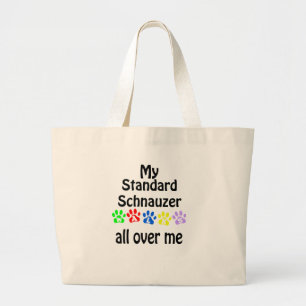 Bolso De Tela Gigante Diseño estándar de Walks Schnauzer