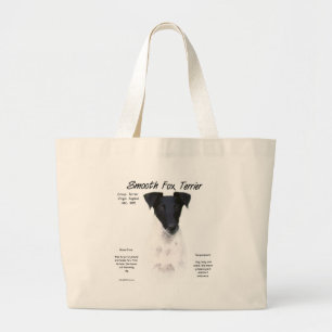 Bolso De Tela Gigante Diseño liso de la historia del fox terrier