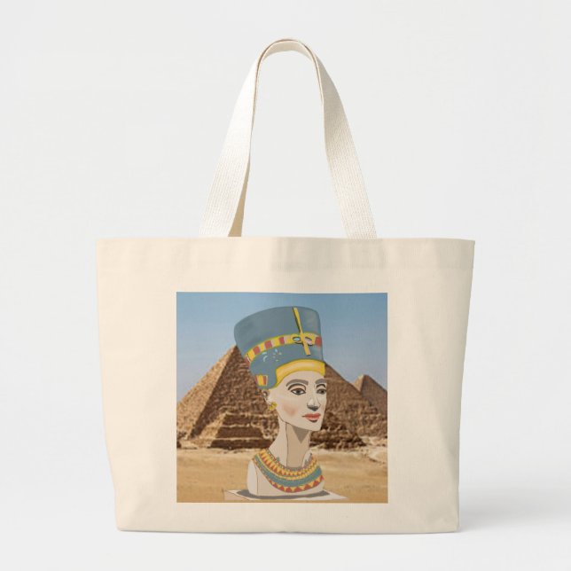 Bolso De Tela Gigante Diseño magnífico de Nefertiti (Frente)