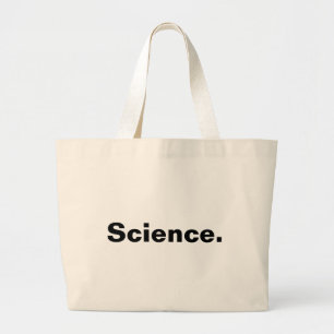 Bolso De Tela Gigante Diseño minimalista de ciencia de una palabra