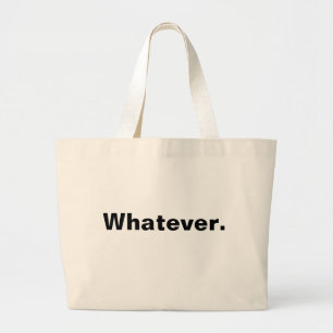 Bolso De Tela Gigante Diseño minimalista de cualquier palabra