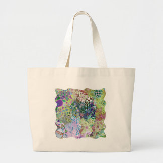 Bolso De Tela Gigante diseño multiabstracto