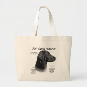 Bolso De Tela Gigante Diseño Plano-Revestido de la historia del perro