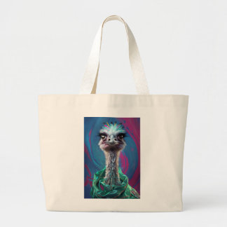 Bolso De Tela Gigante Diseño único de avestruz