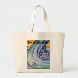 Bolso De Tela Gigante Disfrute del Tote de Ride