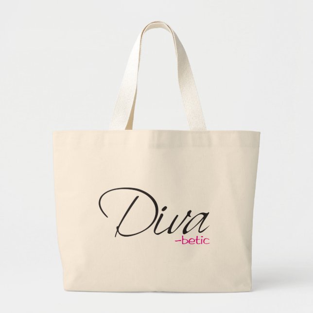 Bolso De Tela Gigante Diva-bética (Frente)
