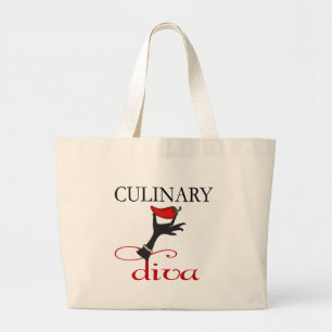 Bolso De Tela Gigante Diva culinaria