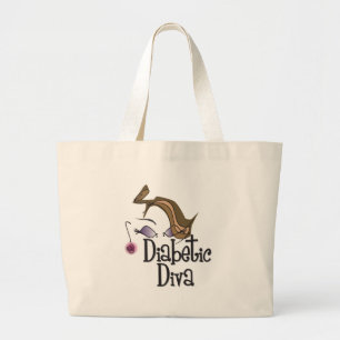 Bolso De Tela Gigante Diva diabética