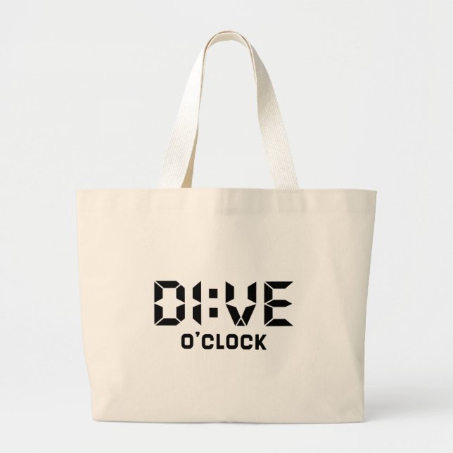 Bolso De Tela Gigante Dive O'Clock (Frente)