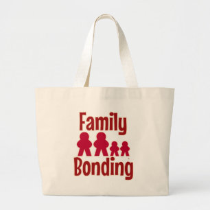 Bolso De Tela Gigante Diversión en la noche de juegos de unión familiar
