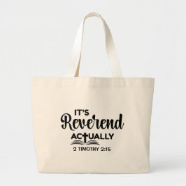 Bolso De Tela Gigante Diversión Ordenación de Pastor ES REVERENDO REALME