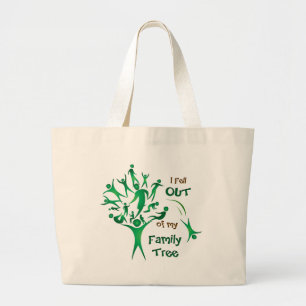 Bolso De Tela Gigante Divertido árbol familiar