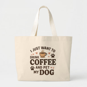 Bolso De Tela Gigante Divertido perro amante Perro madre perro papá