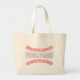 Bolso De Tela Gigante Divertido Softball o el campo de fans del béisbol 
