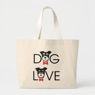 Bolso De Tela Gigante Dog Love