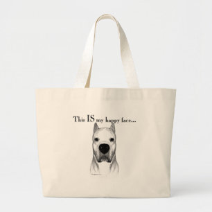 Bolso De Tela Gigante Dogo Happy Face