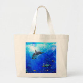 Bolso De Tela Gigante Dolphin World WIND ON WATER