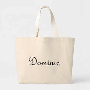 Bolso De Tela Gigante Dominic