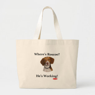Bolso De Tela Gigante ¿Dónde está Roscoe?