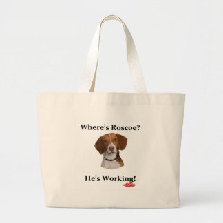 Bolso De Tela Gigante ¿Dónde está Roscoe?