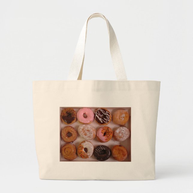BOLSO DE TELA GIGANTE ¡DONUTS! (Frente)