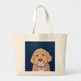 Bolso De Tela Gigante Doodle de Poodle