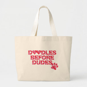 Bolso De Tela Gigante Doodles Before Dudes
