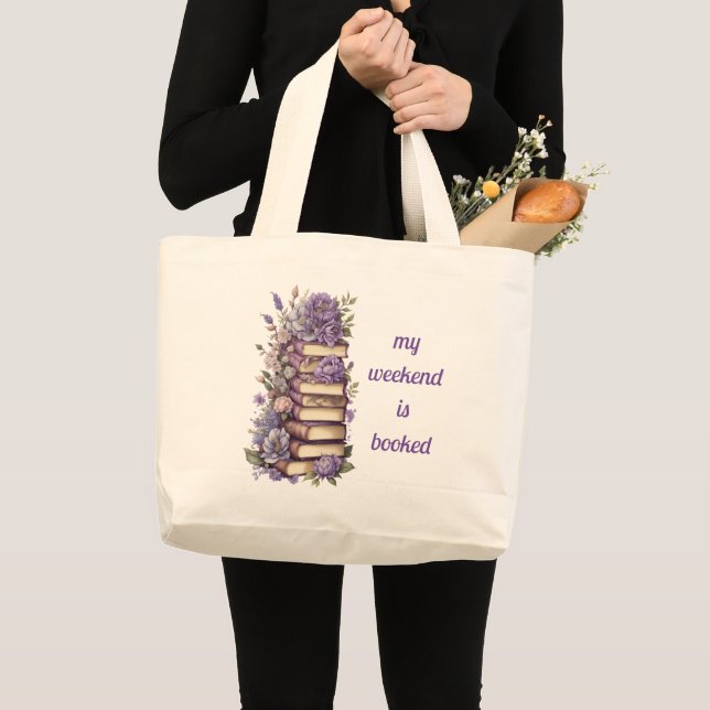 Bolso De Tela Gigante Dormir y leer (Anverso (producto))