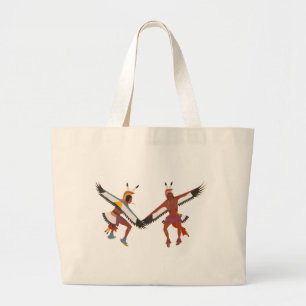 Bolso De Tela Gigante Dos bailarines de águila