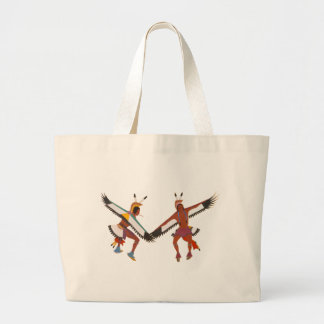 Bolso De Tela Gigante Dos bailarines de águila