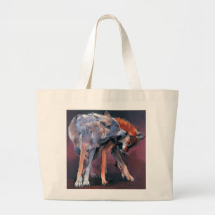 Bolso De Tela Gigante Dos lobos 2001