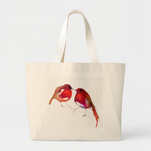 Bolso De Tela Gigante Dos pocos pájaros 2014 de la tinta