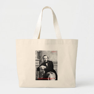 Bolso De Tela Gigante Dostoievski "Dios pretendía" Regalos y Tarjetas de