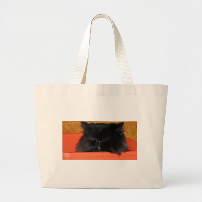 Bolso De Tela Gigante Dougy el tote del gato persa (Frente)