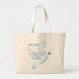 BOLSO DE TELA GIGANTE DOVE DE LA PAZ