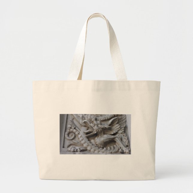 Bolso De Tela Gigante ¡Dragón! (Frente)