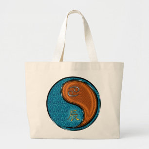 Bolso De Tela Gigante Dragón de Cáncer y Madera