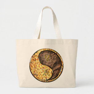 Bolso De Tela Gigante Dragón de León y Tierra